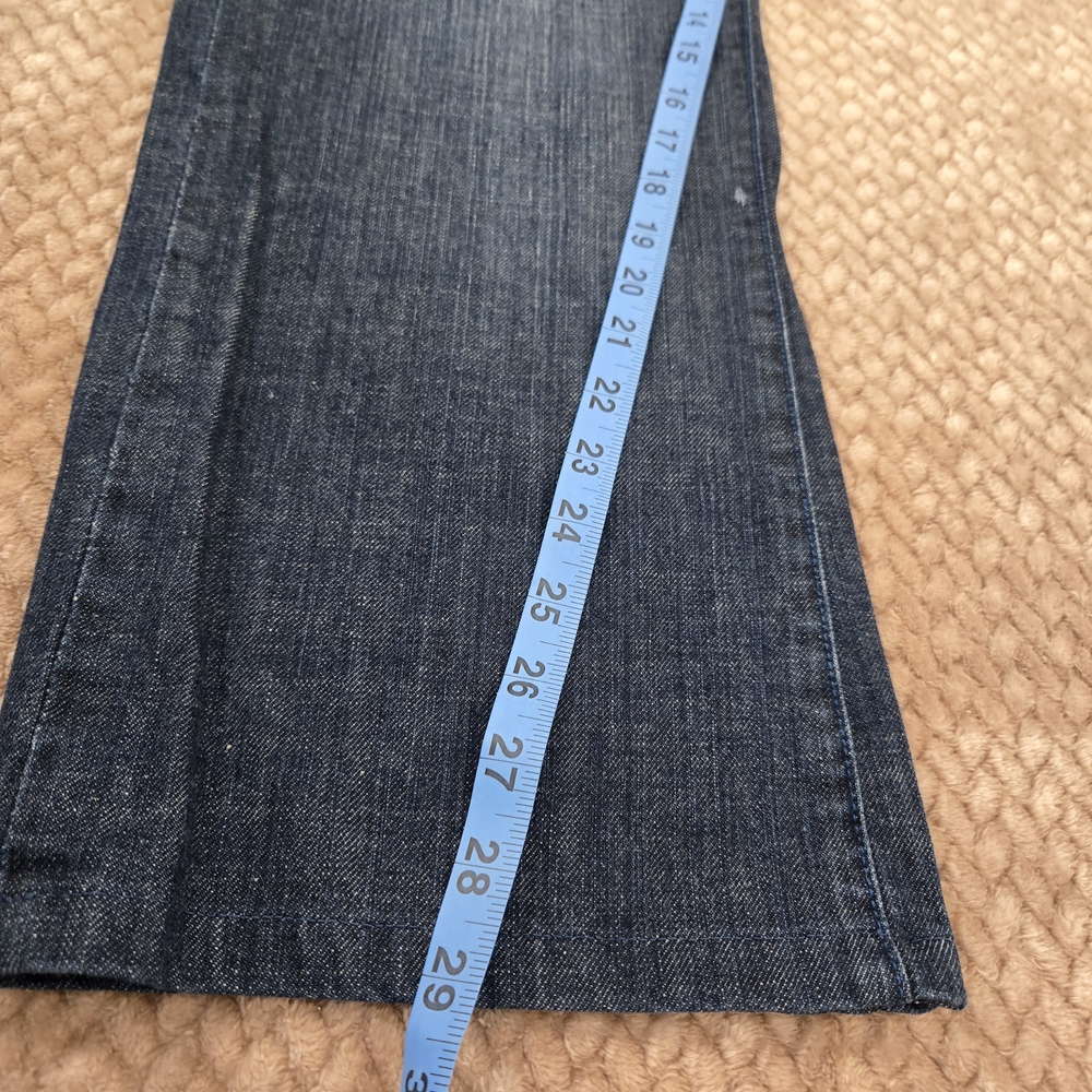 Rock & Republic Taylor Jeans Mens 34 Dark Wash Bootcut Embroidered Flap Pocket - Picture 8 of 13